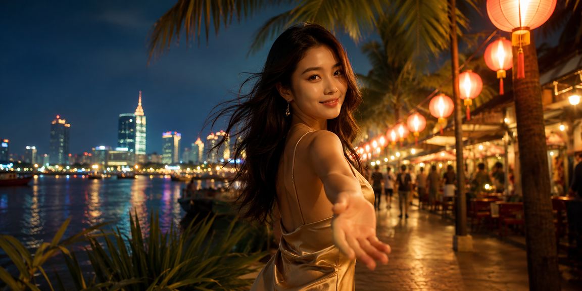 Người chơi tại chợ đêm TP. Hồ Chí Minh nhận thưởng phong bì đỏ khi thử game mới trên 1895
